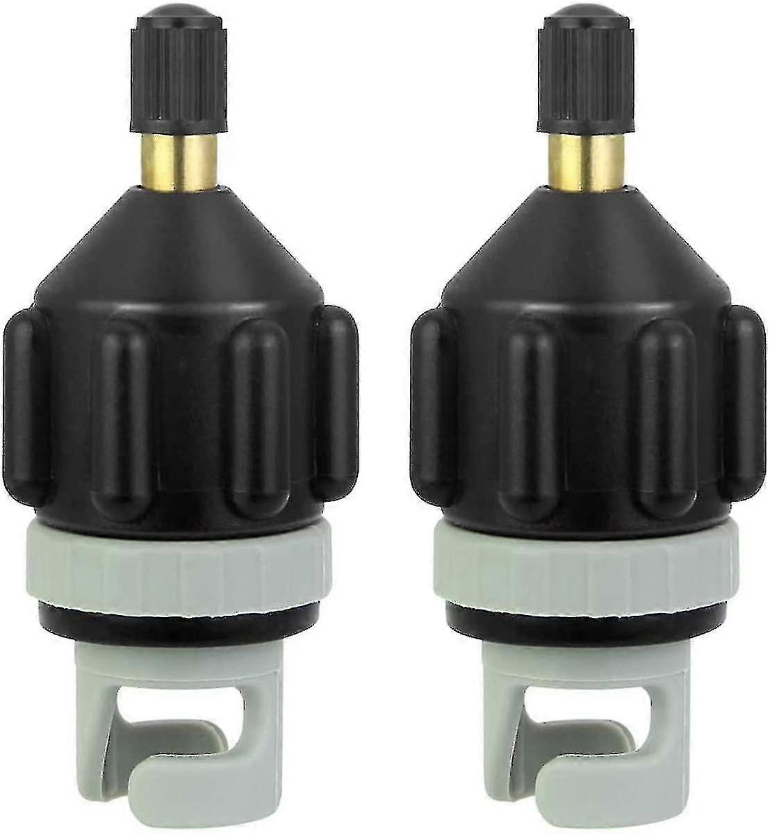 Lot de 2 adaptateurs de valve de compresseur pour pompe de SUP, pour bateau gonflable, stand up paddle, pour bateaux gonflables, kayak, pompe à pied électrique