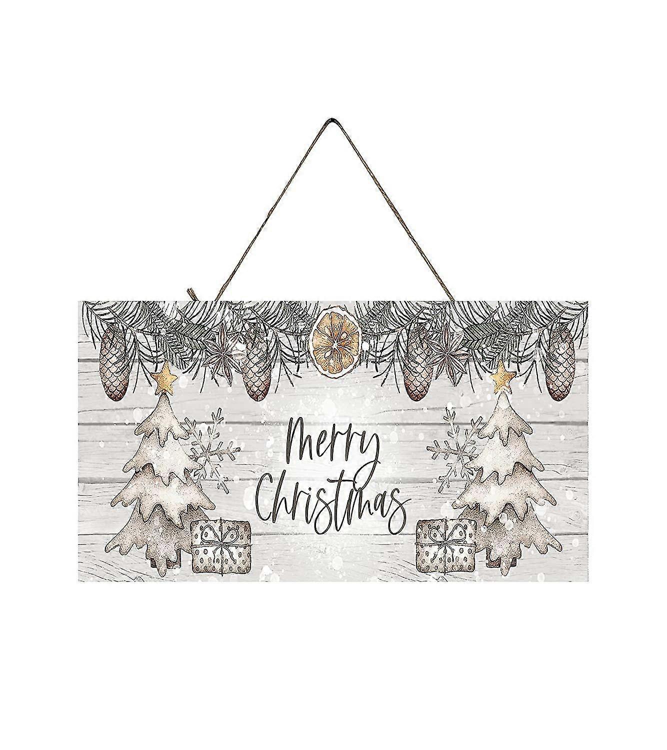 Primitivo Sinal de Feliz Natal Handmade Metal Sign 8x12 polegadas OU 12x16 polegadas Modo 2596
