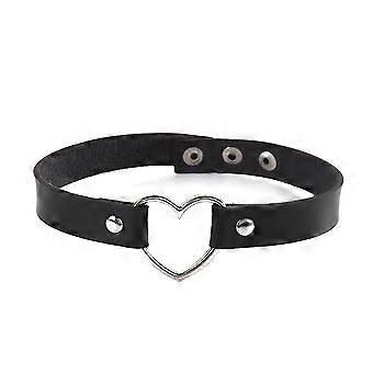 JJDreams Punk Slip Chain Collana da donna Cuore nero Choker regolabile Collana lunga cubana Gioielli Lariat Y Collana-28