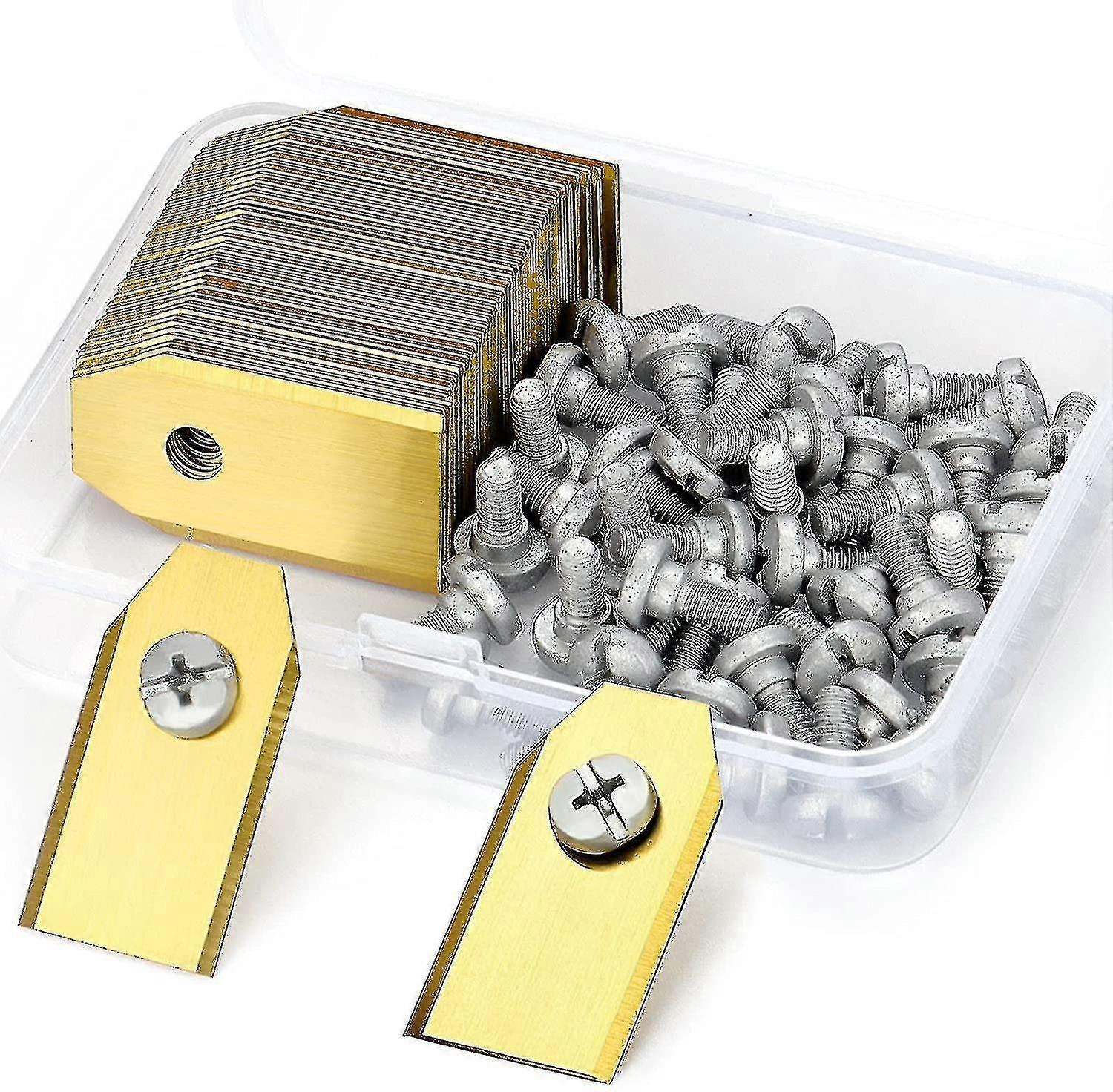 Husqvarna / Otomatik Biçme Makinesi / Gardena / Yardforce Robot Çim Biçme Makinesi, Titanyum Bıçak Bıçakları için 45 Yedek Bıçak - Yedek Bıçaklar (3g - 0.75mm) - Sp High Qu