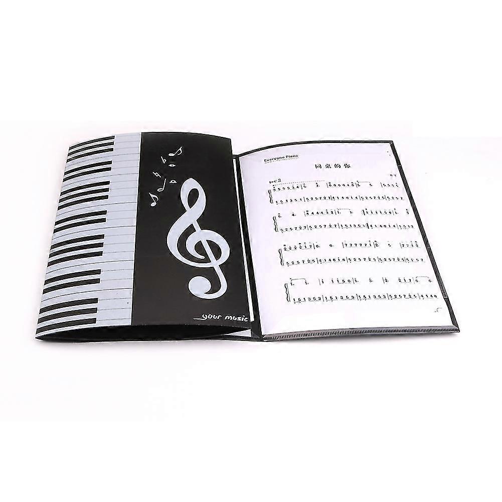 Sheet Music Folder, 12*9.3*0.5in Folder, Suitable For Musicians, Band Folder, A4 Letter Size, For Placing Sheet Music And Files