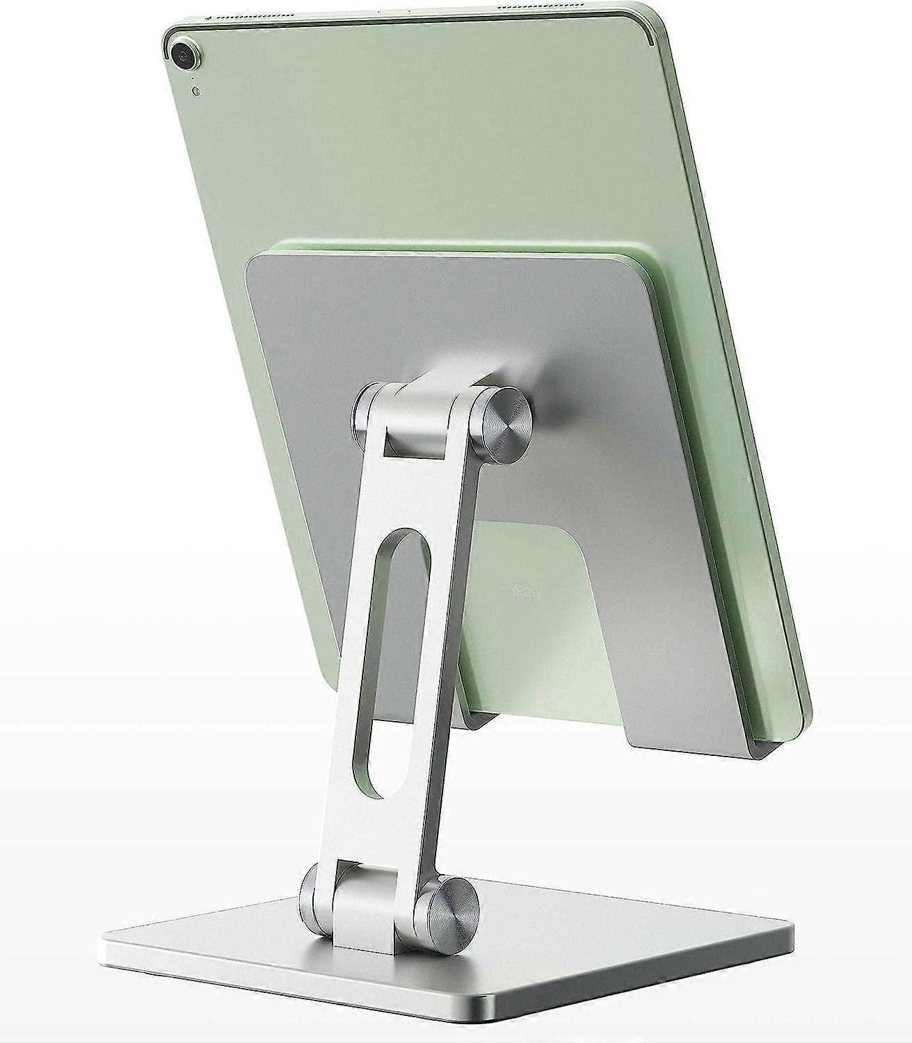 Tablet Computer Stand For Desk, Suitable For 7-13.3 Inch Tablet Computer Thick Aluminum Base, Multi-Angle Adjustable And Foldable