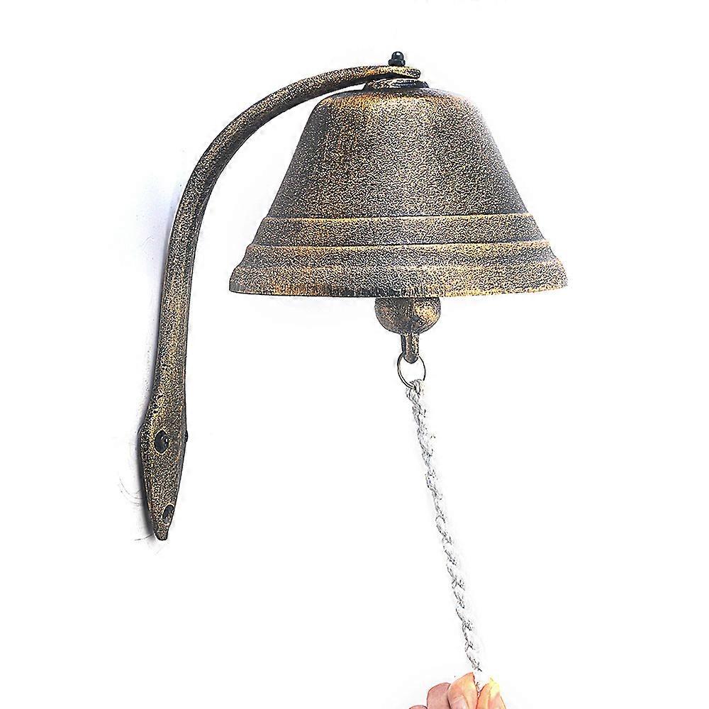 Sonnette de magasin en fonte Décoration de porte suspendue Sonnette de choc