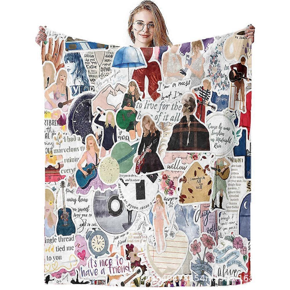 Taylor Swift Deka Taylor Swift Speváčka Flanelová deka Klimatizácia Deka Nap Cover Deka Flanel MT140