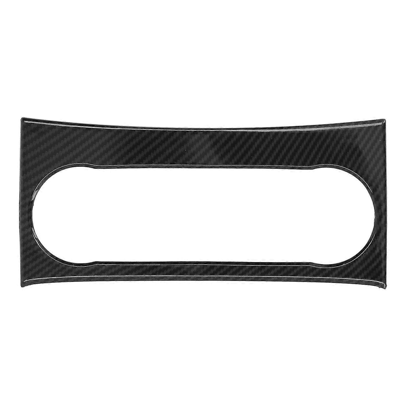 Carbon Fiber Style Center Console Air Condition Switch Panel Frame Cover for Benz C Class W204 2011-2015