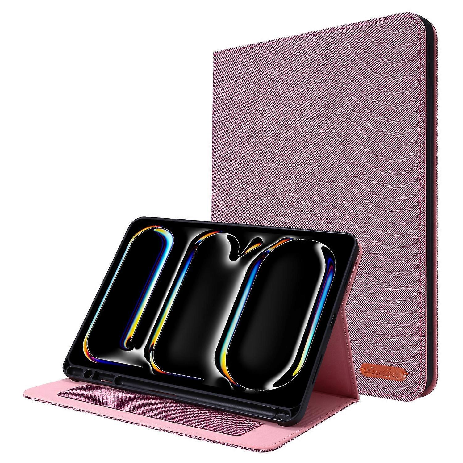 Fabric Leather Tablet Case For iPad Pro 13 2024