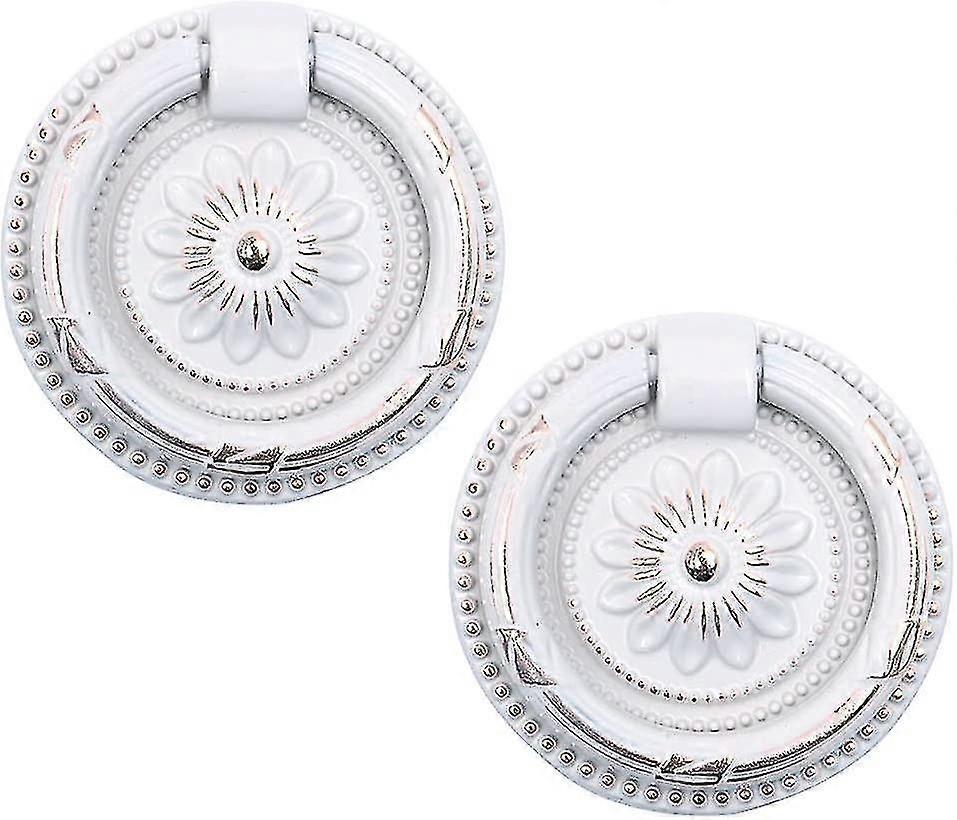 Ring Pulls Circle Knobs, Retro Invisible Hardware Cabinet Knobs,cabinet Drop Handles,for Dresser Drawer Cupboard