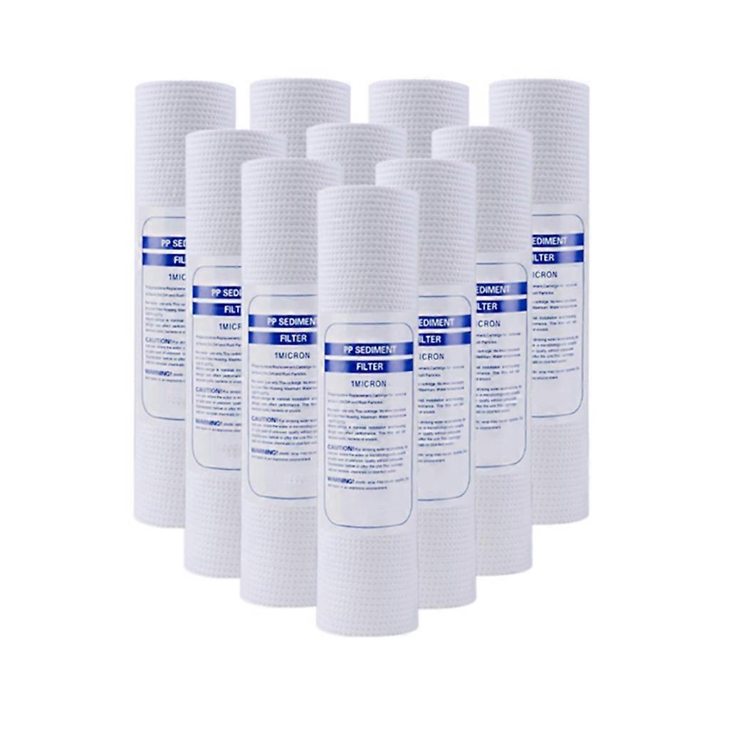 Confezione da 10 Filtro Universale In Cotone PP Cartuccia Di Filtrazione Universale Filtro Depuratore D'acqua Perfetto per la Purificazione Dell'acqua