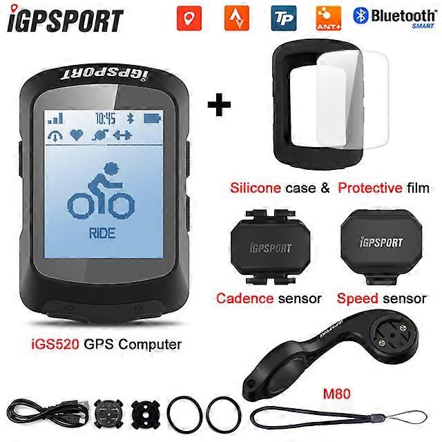 IGS520 BSC300 BSC 300 Computer ANT+ Wireless Bike Speedometer Bluetooth GPS route igation notification Odometer