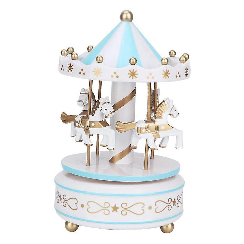 Μουσικό κουτί Merry Go Round Music Box Διακοσμήσεις δωματίων Περιστρεφόμενο μουσικό κουτί Τελειώστε το καλύτερο δώρο δώρων για αγόρια κορίτσια Β