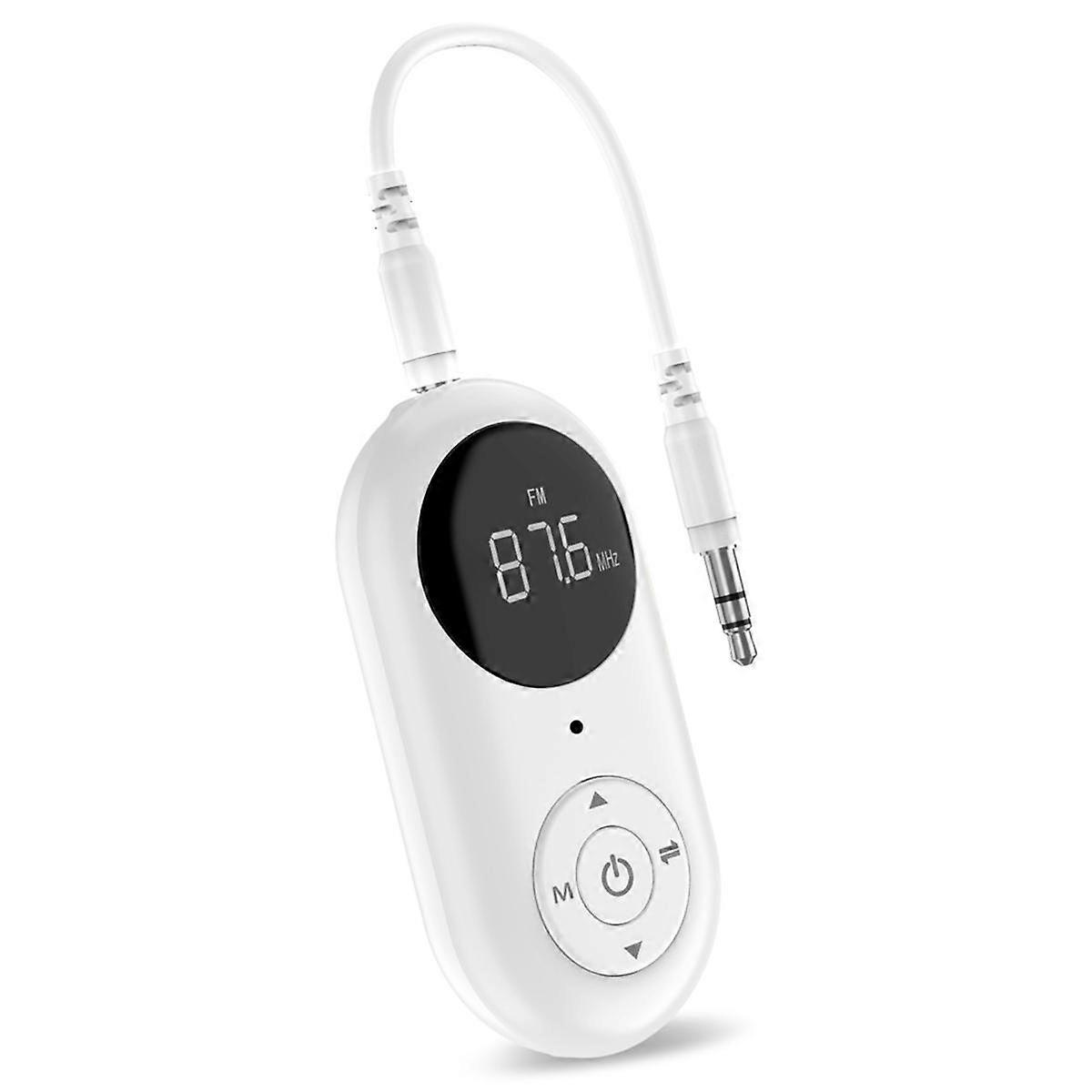Bluetooth Receiver Transmitter FM Transmitter 3-In-1 Wireless Auxiliary Audio Receiver for TV Car PC BT
