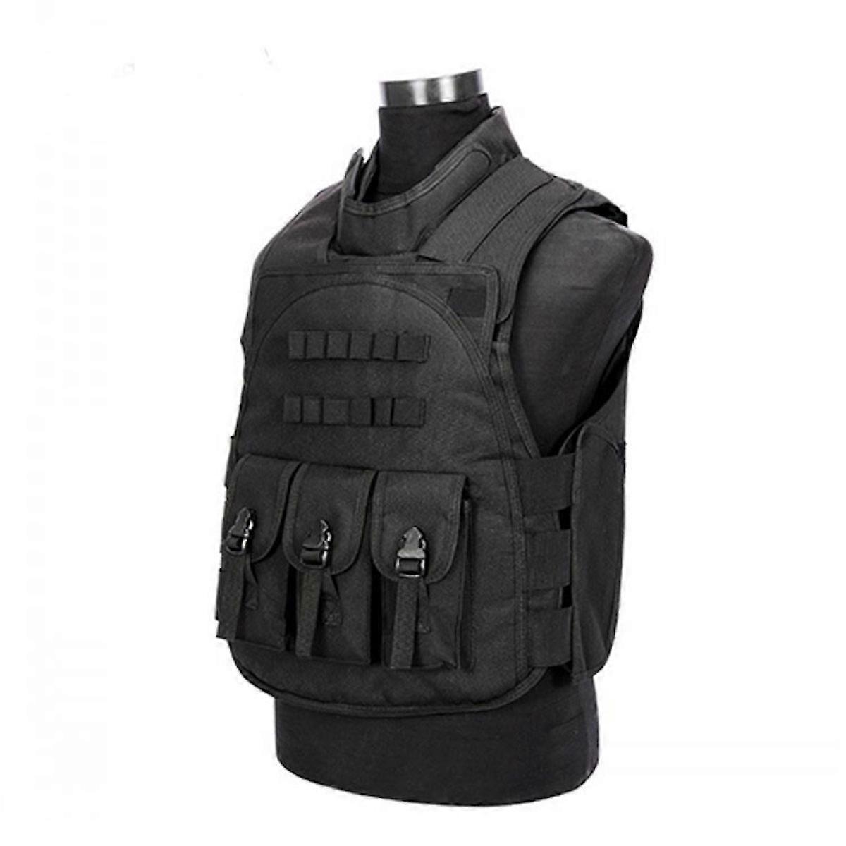 Four-In-One Tactical Vest Outdoor Molle Hunting Vest Adjustable Modular Gear for Training Gaming