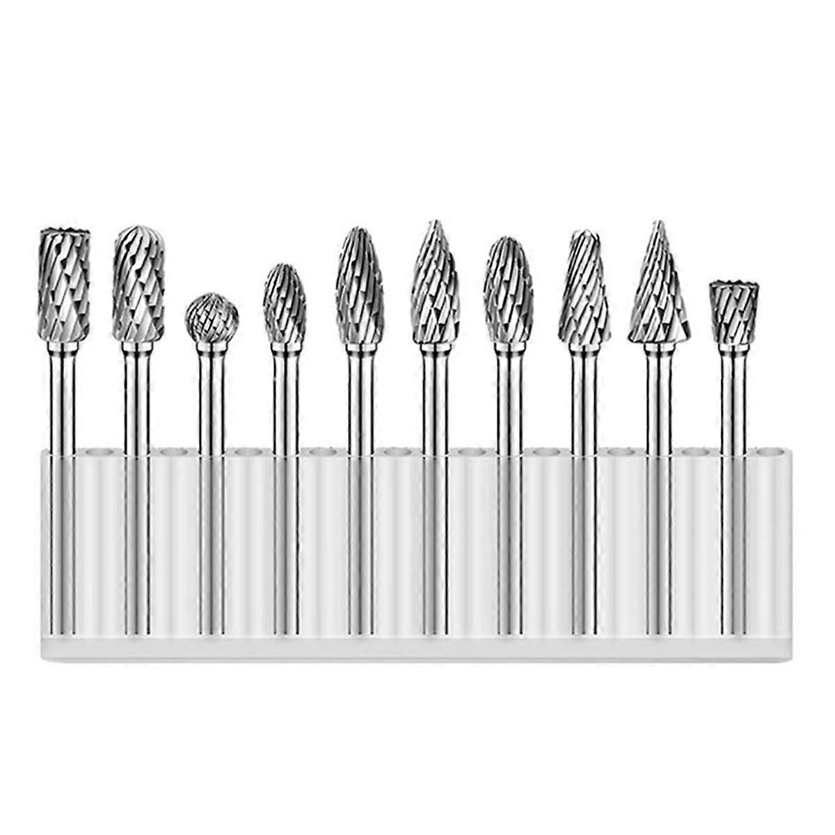 Double Pattern Tungsten Carbide Milling Bits Diamond Cutting Rotary Drill Bits Ideal Rotary Tools for Woodworking