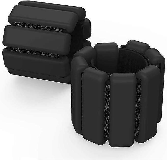 (14-23cm)2 PCS Adjustable Wrist Weights Ankle Weights for Exercise Walking Jogging Yoga Aerobics Pilates Weight Wristband Fitness Wristband