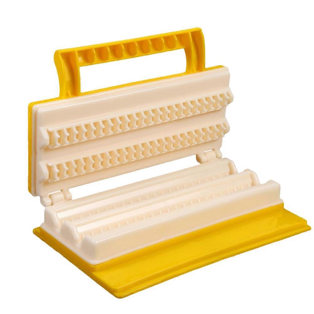 Hand-held Meat Skewer Machine Quick Wear Meat Tool BBQ Wear Meat Device Kebab Maker for Barbecue Picnic (Double-row)