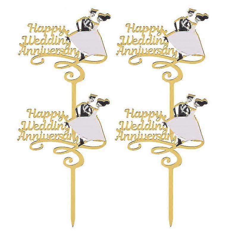 4pcs Cake Party Toppers