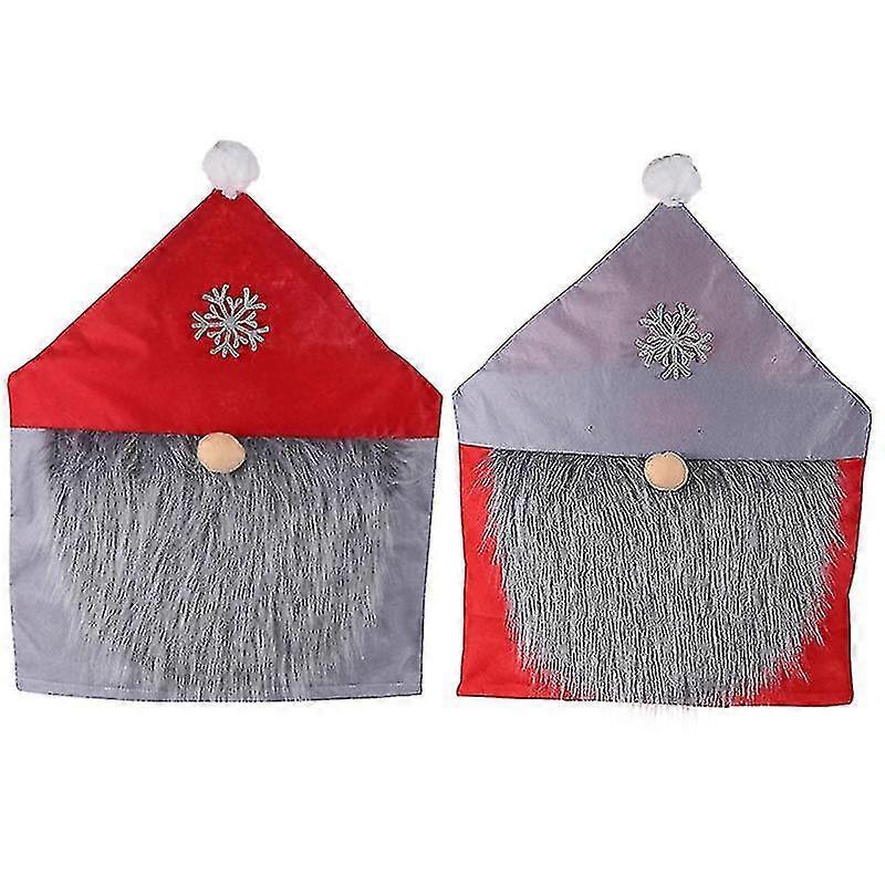 2pcs Christmas Chair Protector