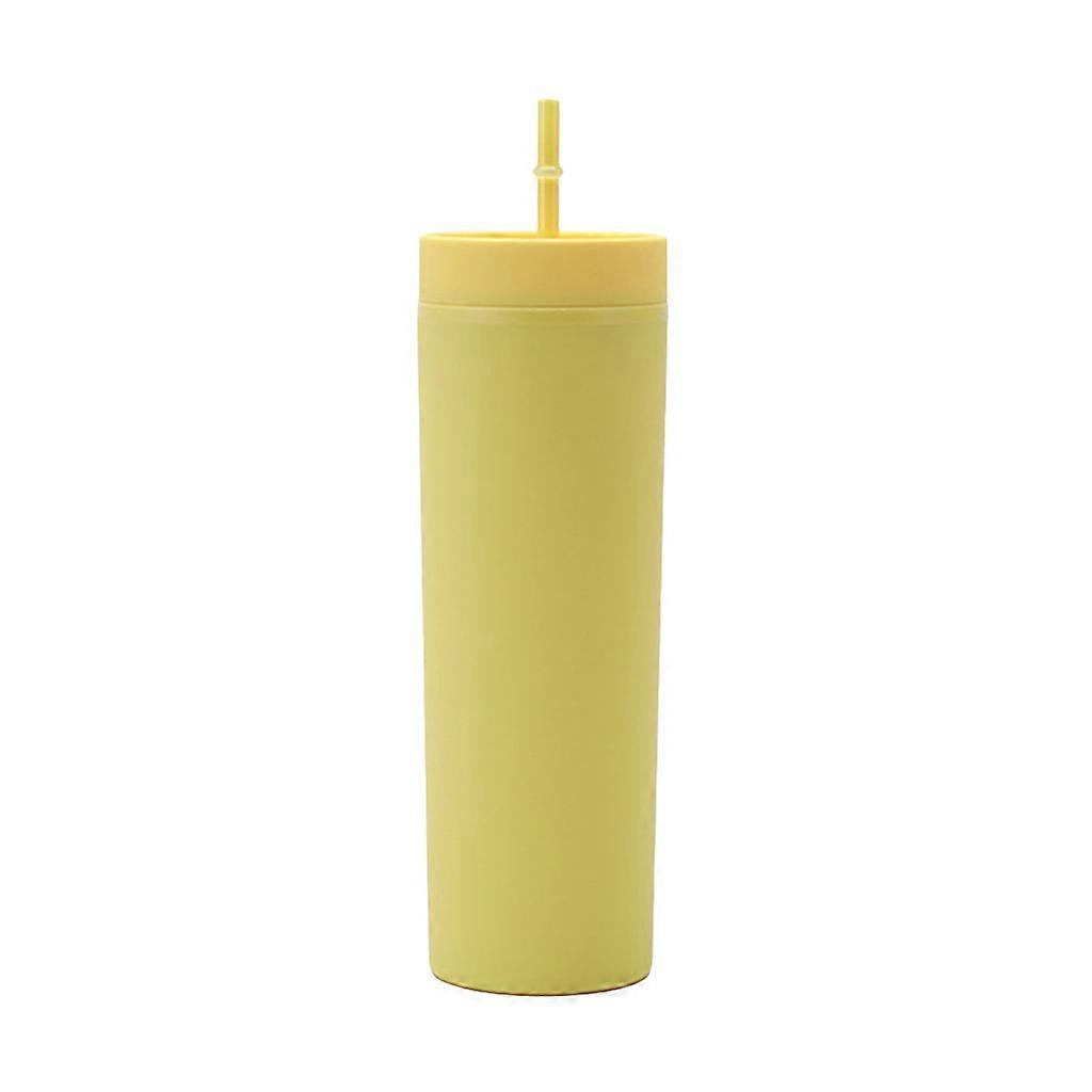Easy to Clean Mini Straight Drinking Cup with Double-layer Plastic 21.2cm
