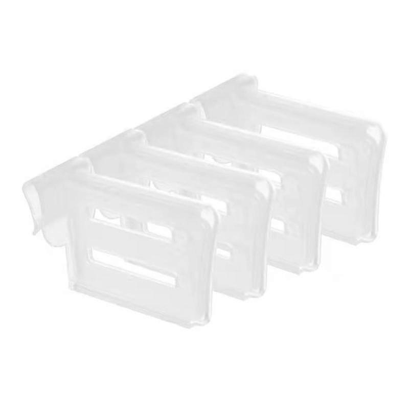 Refrigerator Dividers Set Of 4 Partition Storage Rack Classified Transparent Adjustable For Home Kitchen Refrigerators