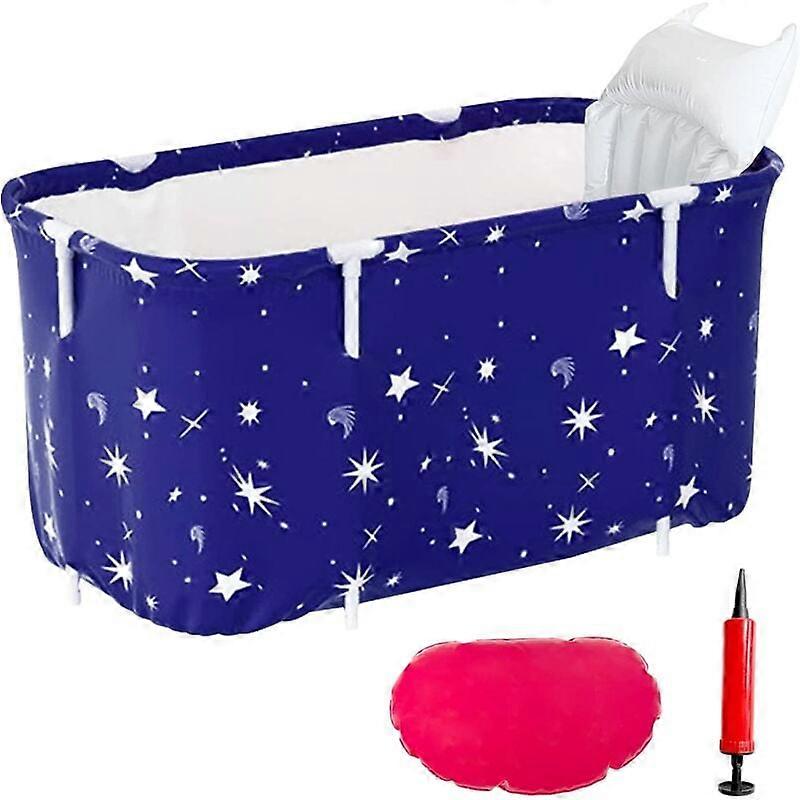 نفخ حمام سباحة المحمولة الكبار حوض الاستحمام للطي القائمة بذاتها نقع دش قابل للطي المنزل سبا حوض مع نفخ وسادة ، مقعد