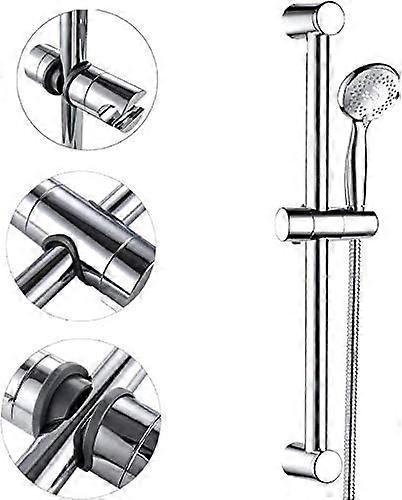 ABS Shower Head Replacement Adjustable Shower Head Bracket for 18-25mm Slider Bracket Chrome Plated (Grey)