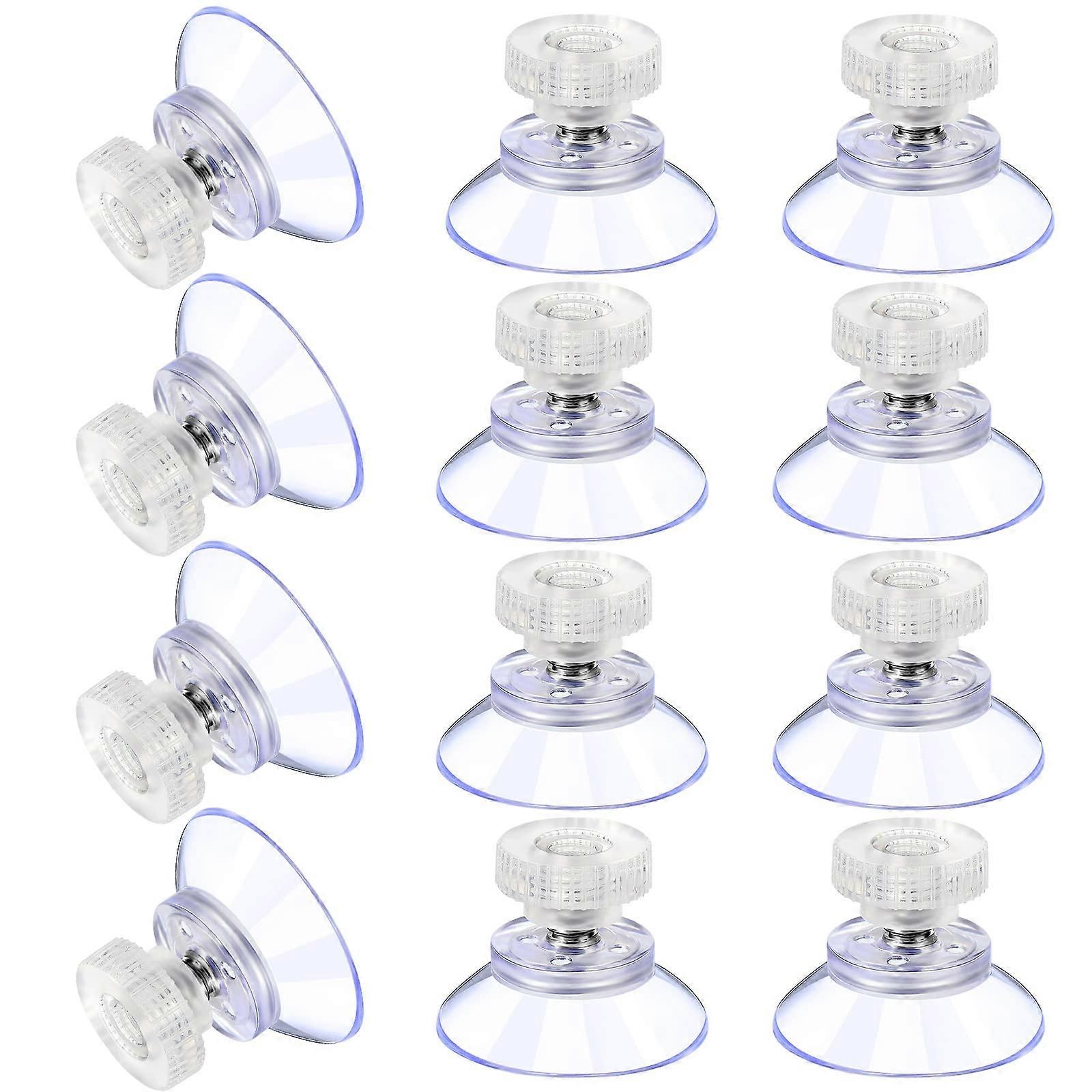 12 μεγάλες βεντούζες πλαστική βεντούζα αναρρόφησης σαφής αντι-σύγκρουση λαστιχένια βίδα μεταλλικού παξιμαδιού ισχυρή αναρρόφηση βεντούζας σαφής αντικατάσταση PVC με παξιμάδι βιδών (25M5-6)