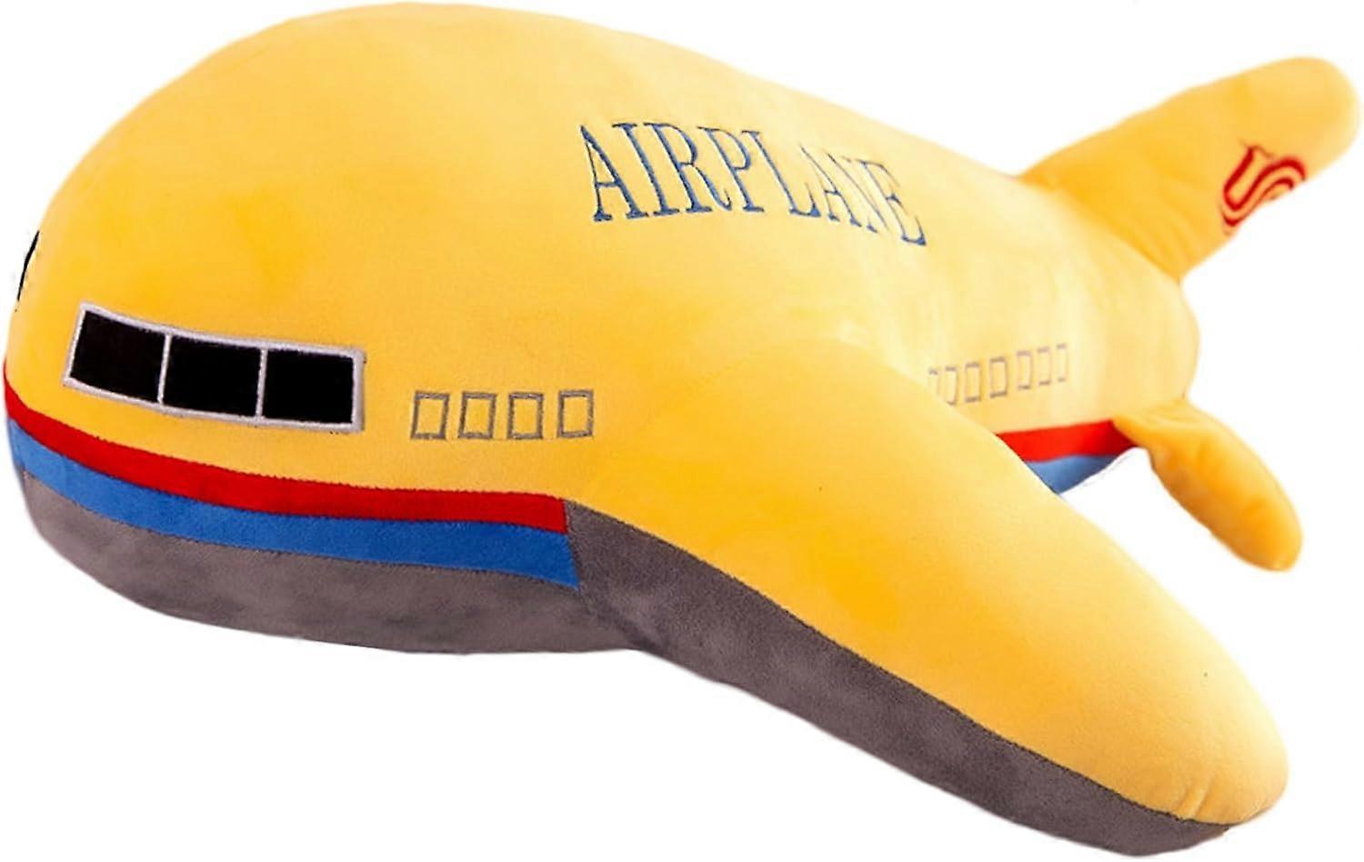 15.7" avion en peluche jaune en peluche avion jouet avion câlin oreiller cadeaux pour les enfants