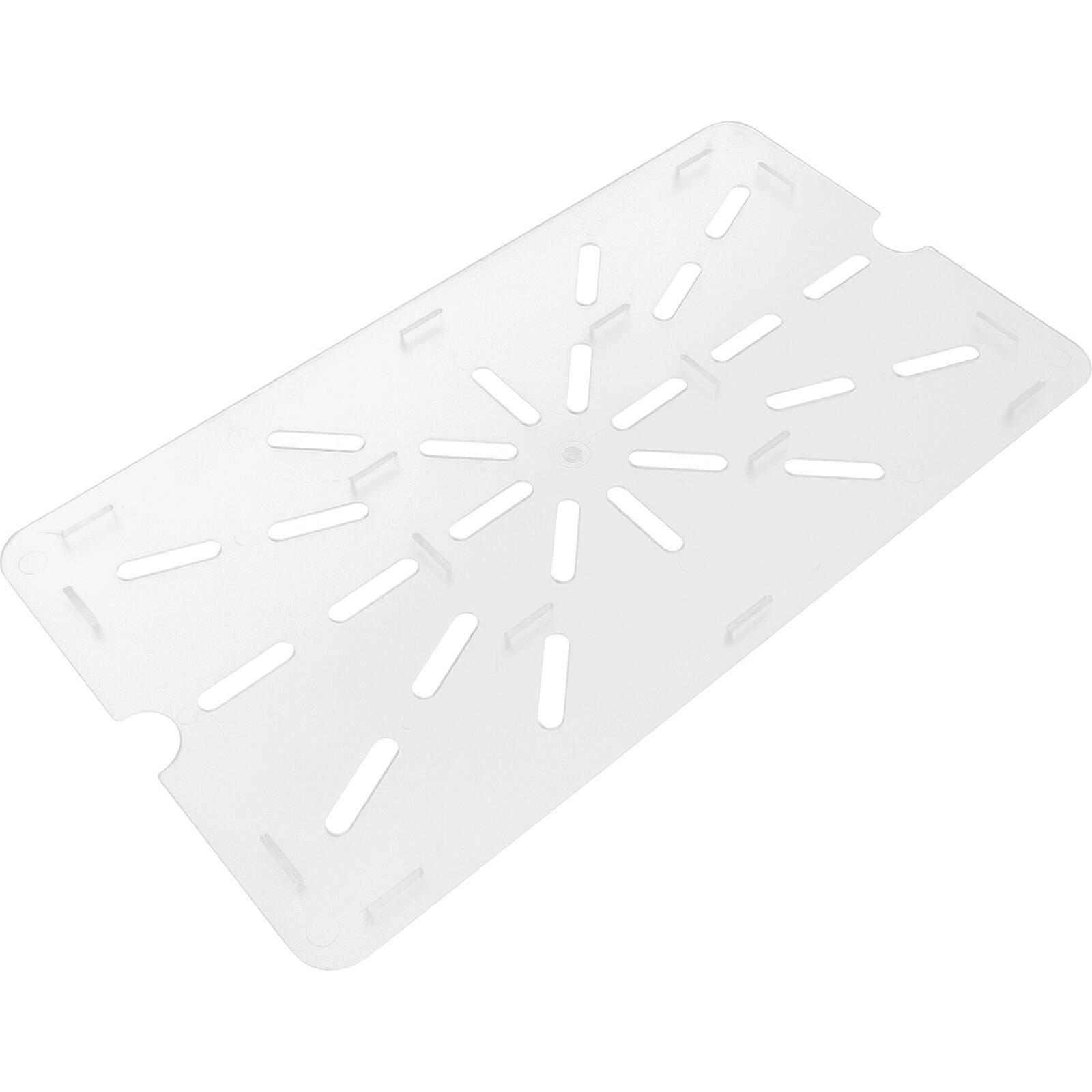 Reusable Draining Board Smooth Acrylic Fruits Vegetables Draining Plate Insert Draining Sheet