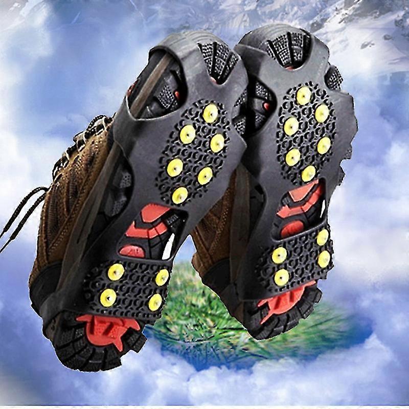 Spikes For Shoes, Shoe Spikes, Size Xl Shoe Claws Crampons For Shoes In Winter With A Pack Of 10 Snow Spikes