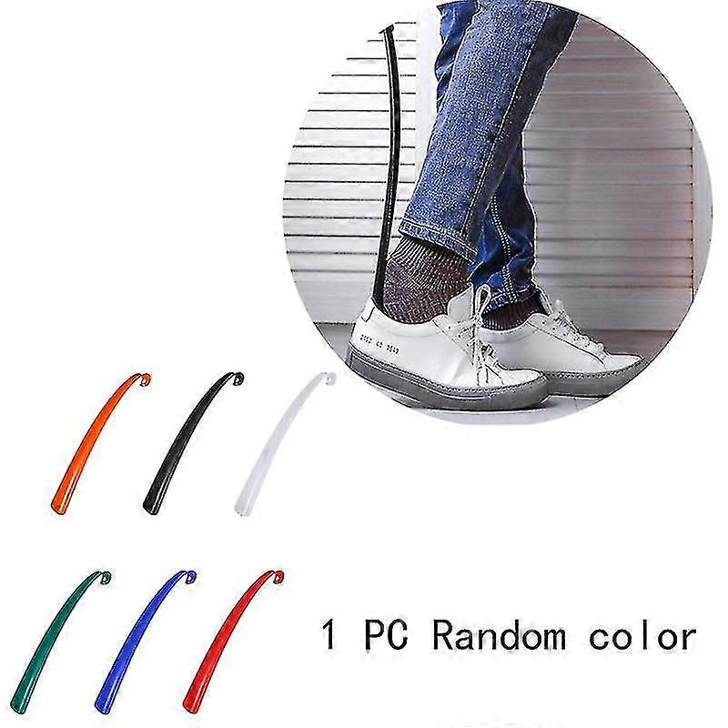 Plastic Extra Long Shoehorn Lazy Shoe Helper Long Handle Shoes Lifter Pull