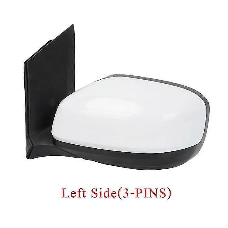 Exterior Car Side Mirror Assy For HONDA CITY GM2 2009-2014 Outside Rearview Mirror Assembly 3-PINS Without Turn Signal Lamp