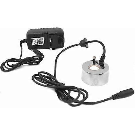24V Ultrasonic Fogger with Power Adapter, Silver Fish Fogger Fountain Air Humidifier Atomizer (UK Plug)