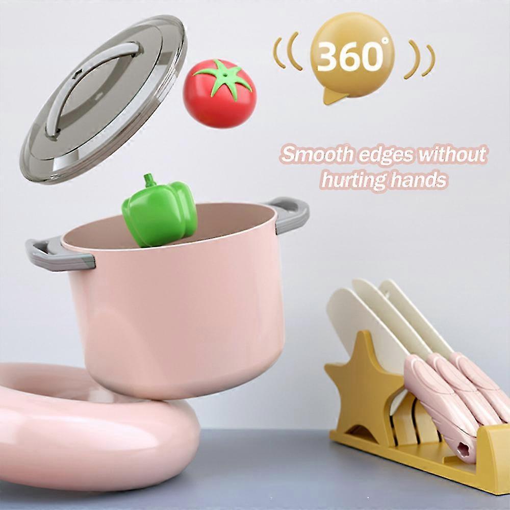 Kitchen Cooking Set Toy In Red Color For Kids With Music And Lights Entertaining Toy main image 1