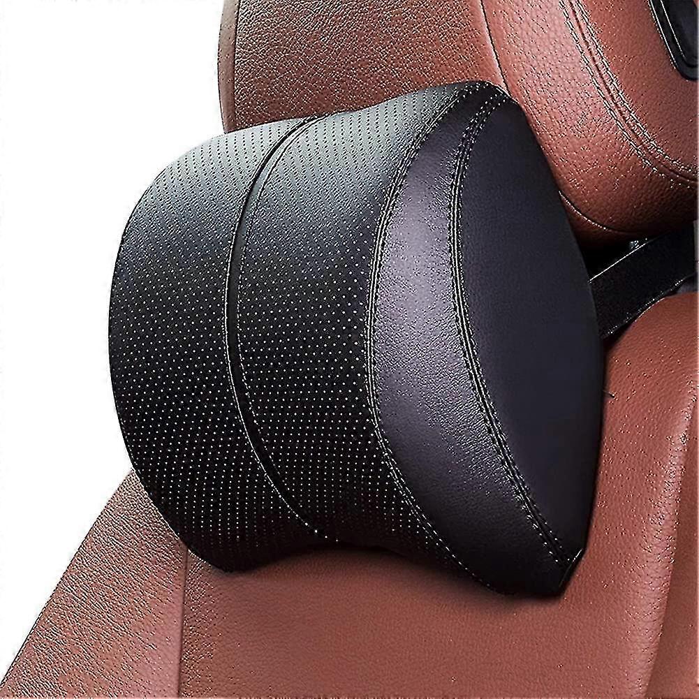 Supporto Auto Cuscino Lombare Poggiatesta Collo Cuscino Fodera Pu Pelle Memory Foam