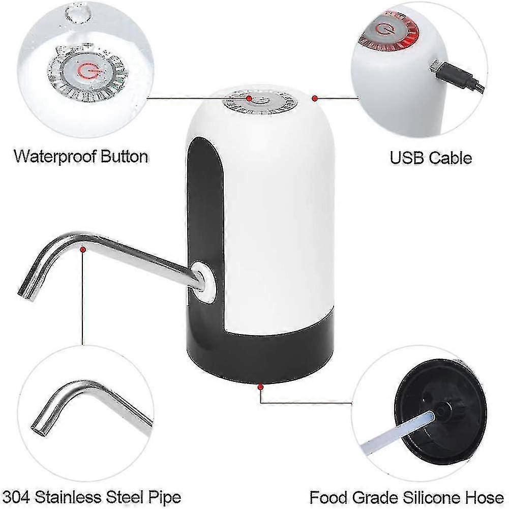 Electric Bottle Pump, Usb Charging Dispenser