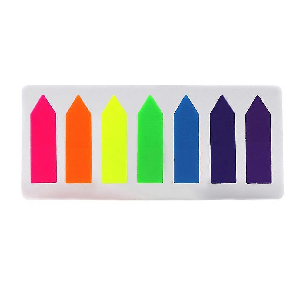Creative Arrow Shaped Page Marker Colorful Index Tabs Fluorescent Sticky Notes Writable Labels 20 Sh