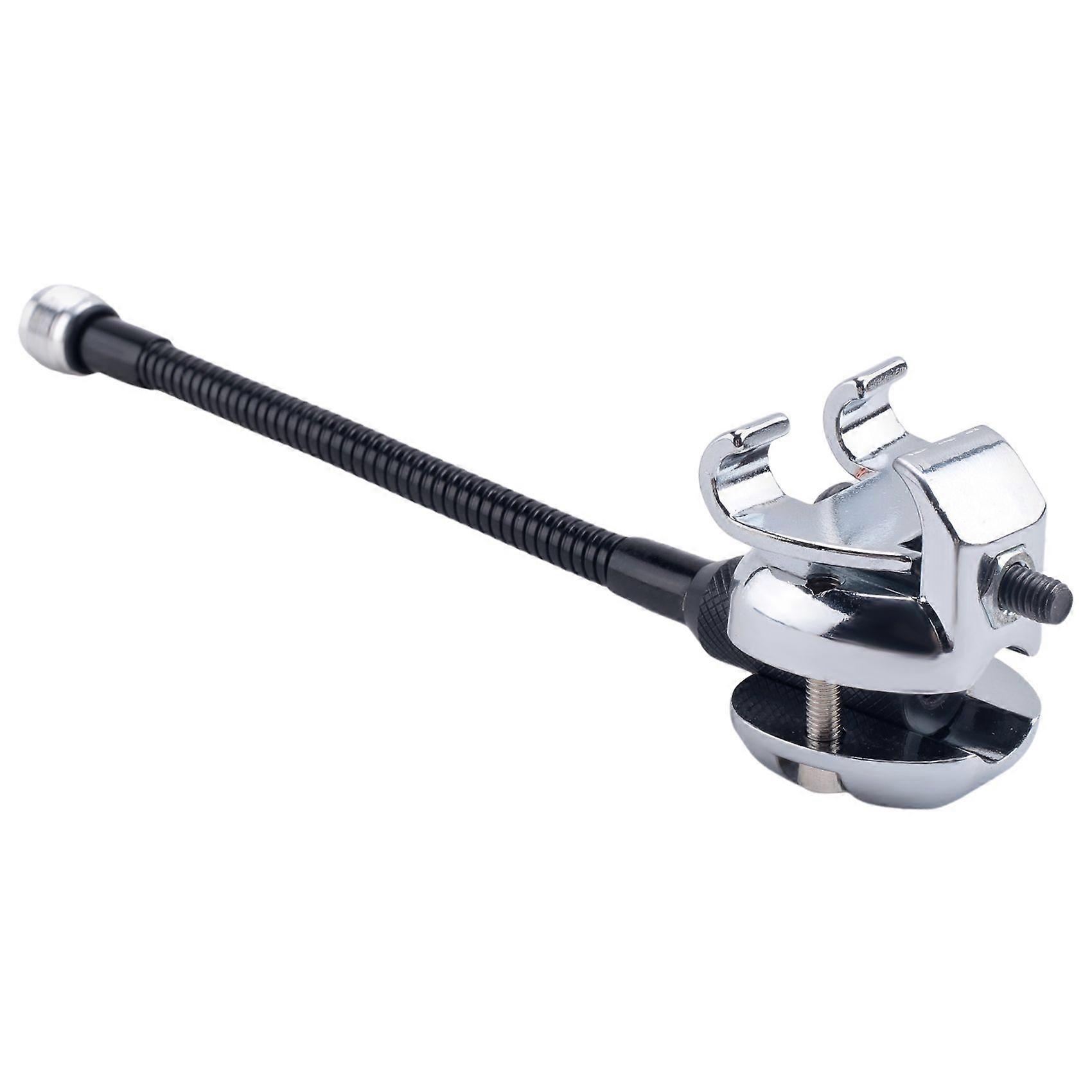 Drum Microphone Stand Pressing Ring Microphone Holder with Gooseneck Drum Accessories