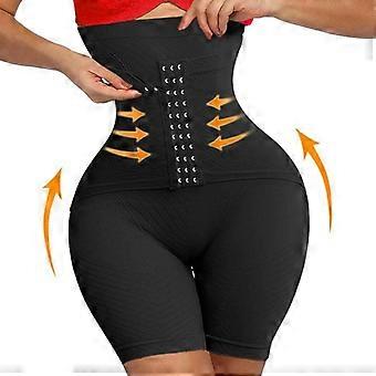 Mulheres Butt Lifter Slim Body Shaper Cintura de Controle de Barriga Calcinha Sem Costura com Ganchos Cintura Alta Shorts Mais Magros Plus Size