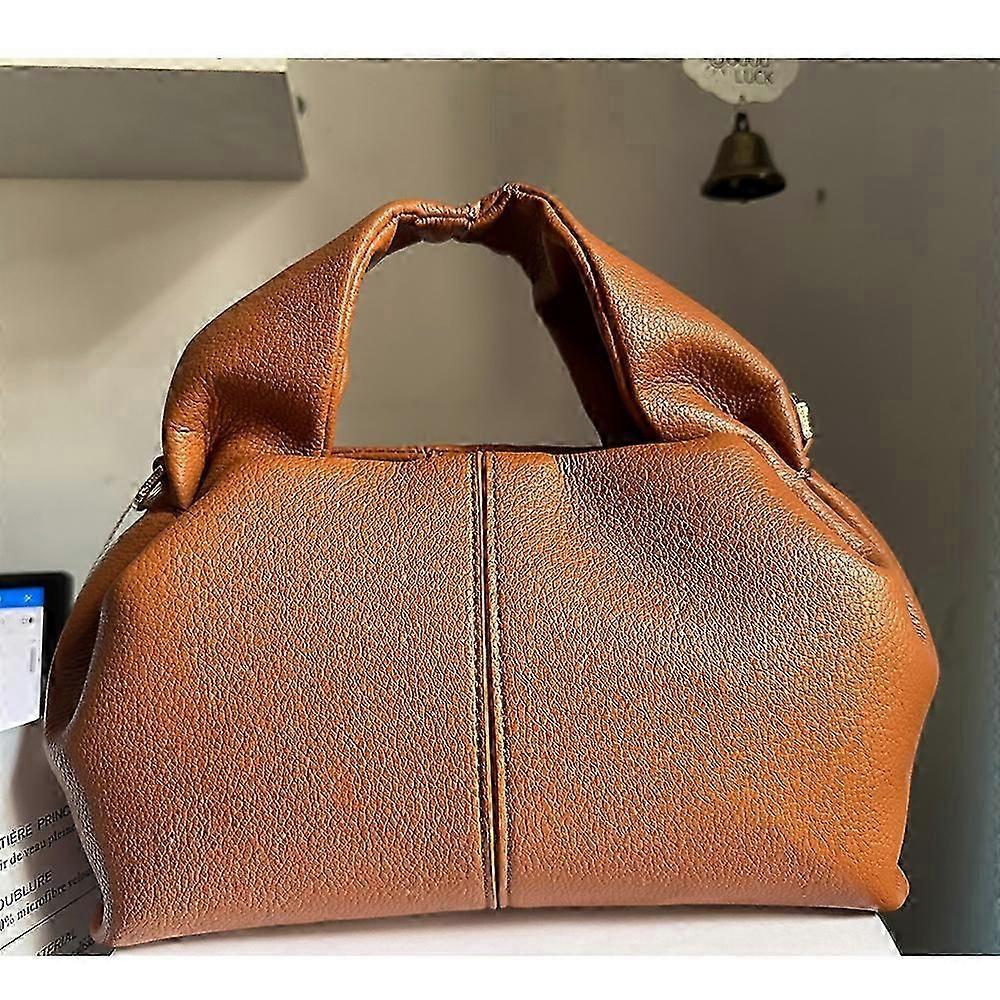 Women's Fashion Dumpling Bun Underarm Handbag Army Green