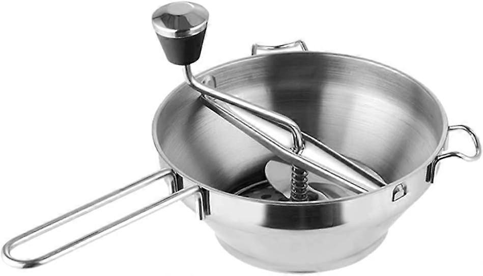 Stainless Steel Food Grinder for Manual Jam Making, Durable Kitchen Tool with Ergonomic Handle and Easy Cleanup