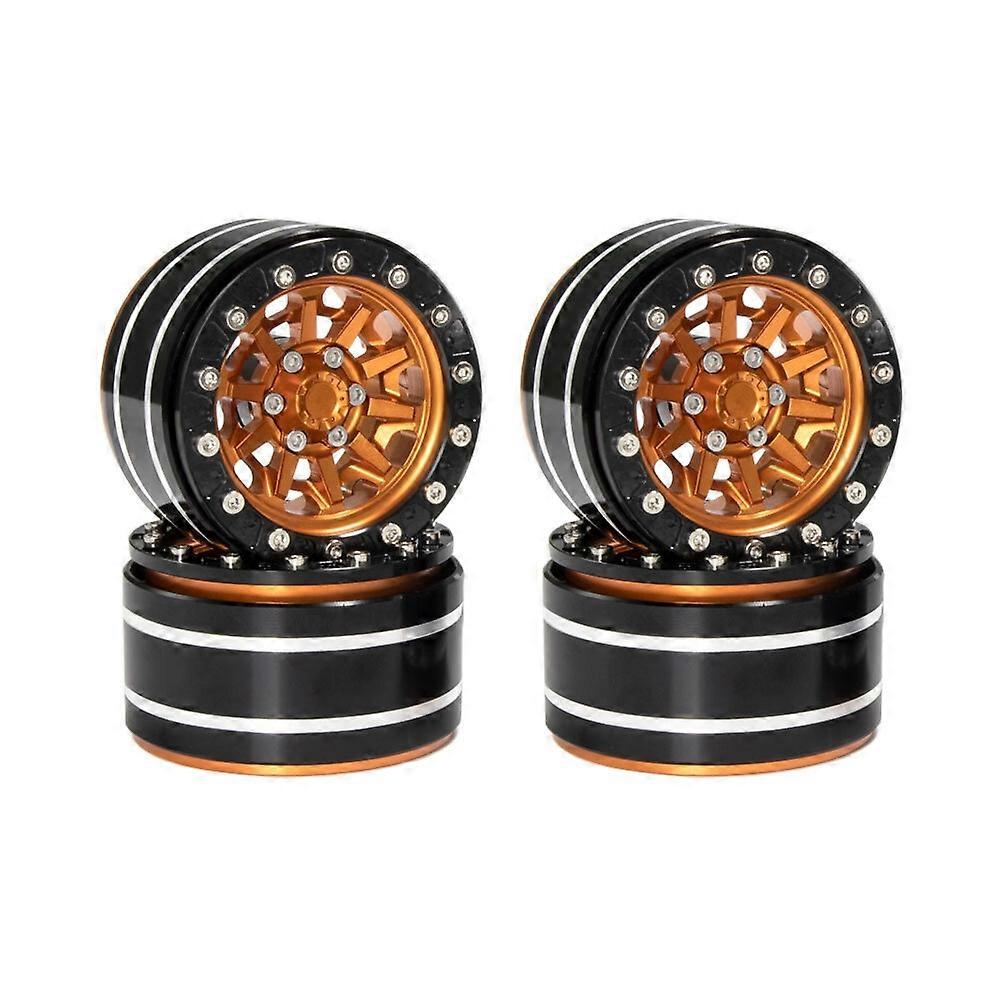 4個56mm 1/10デザートショートコーストラックタイヤSCX10 TRX4オフロードRCカー用12mmホイール六角