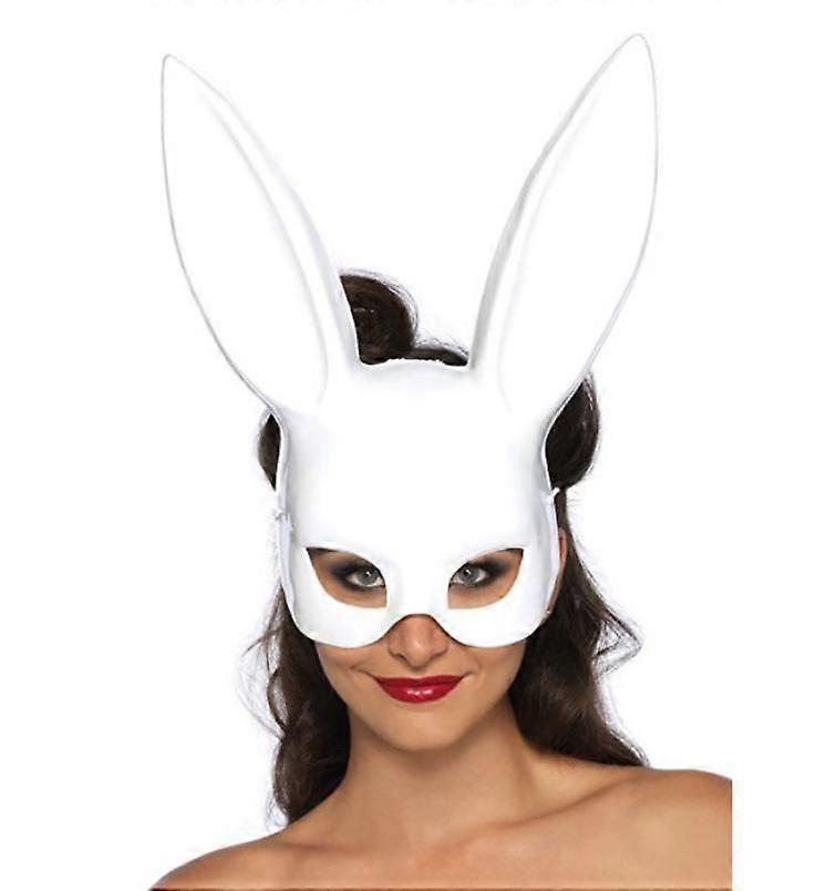Women's Masquerade Rabbit Mask Halloween Easter Party Costume Accessory
