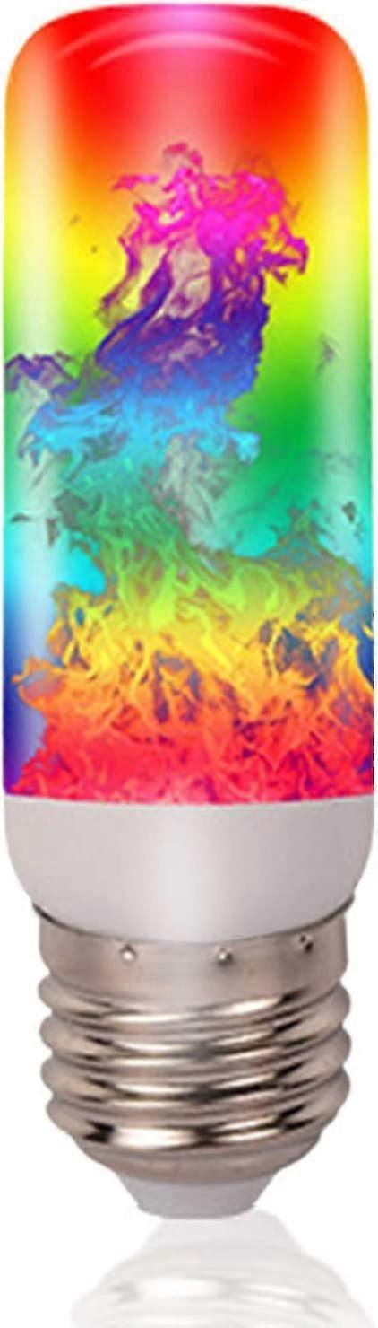 2Pcs Flickering Flame LED Light Bulb with Christmas Fire Effect E27