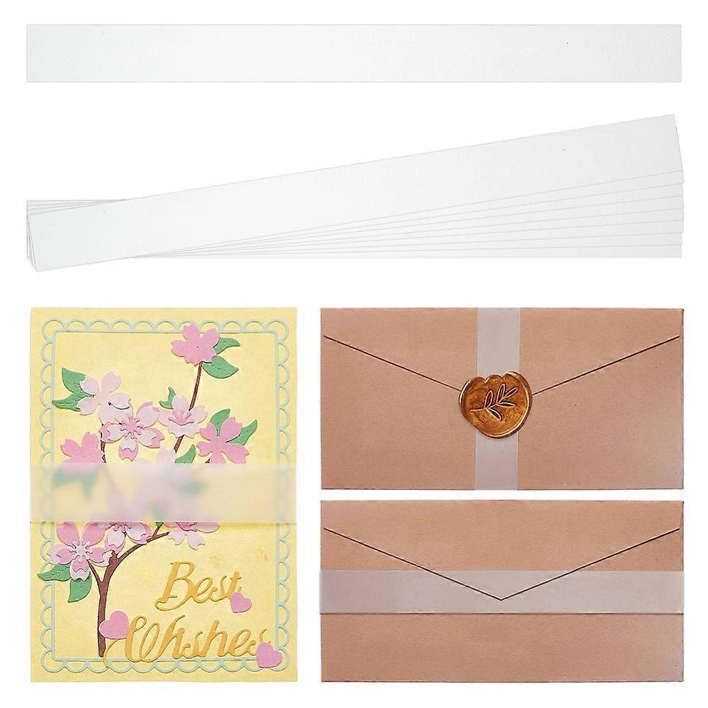 Acetic Acid Paper Book Cover Rectangle White 280x25x0.1mm