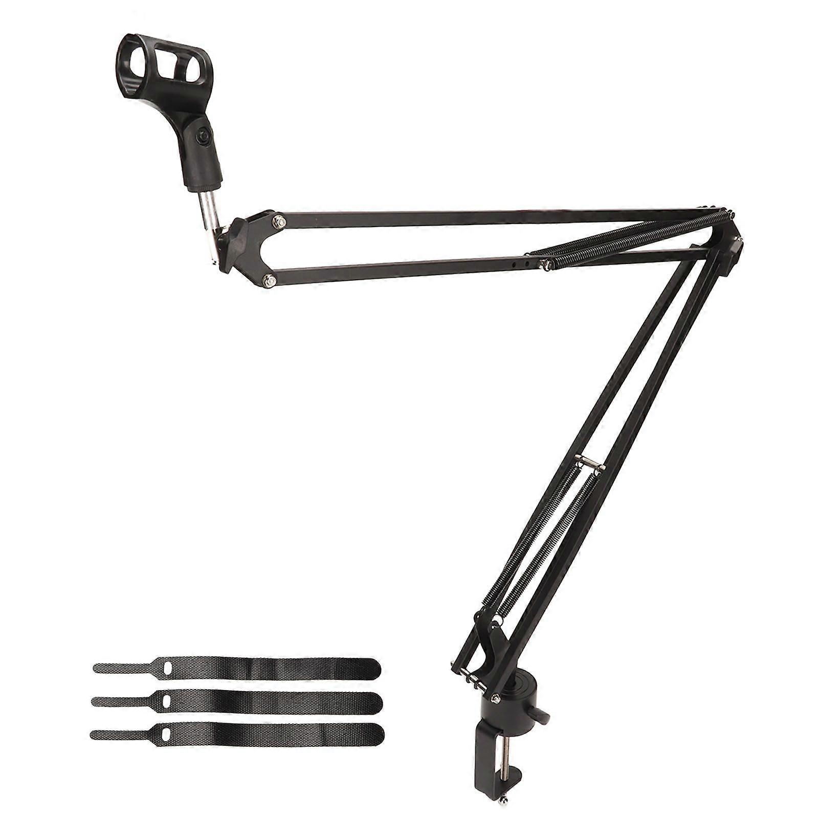 Microphone Arm Stand Adjustable Universal 360 Degree Rotation Shockproof Mic Boom Arm Stand with Desk Mount Clamp