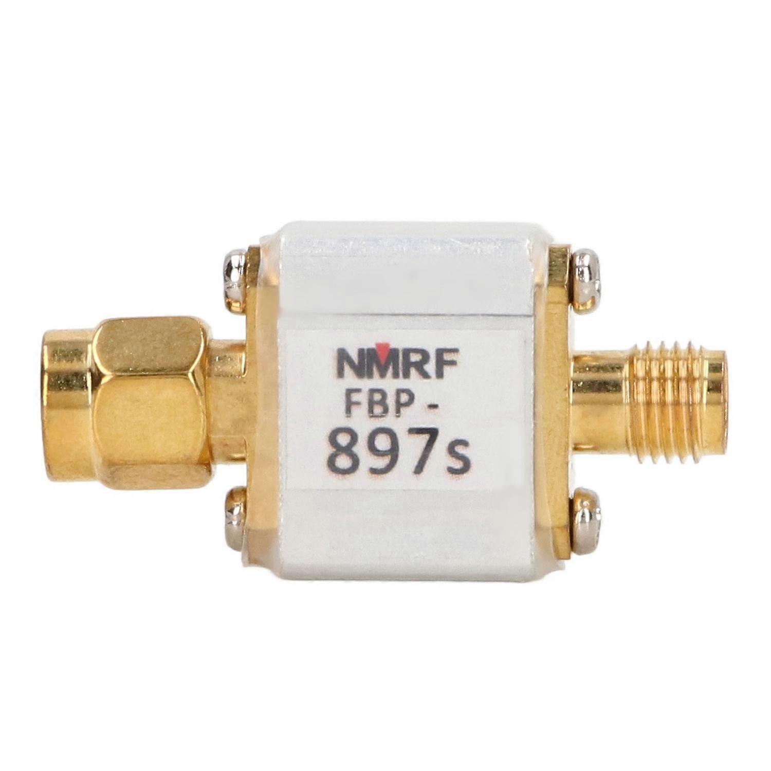 897.5MHz SAW Bandpass Filter 50Ohms Impedance 35MHz Bandwidth Aluminium Alloy SMA Interface Bandpass