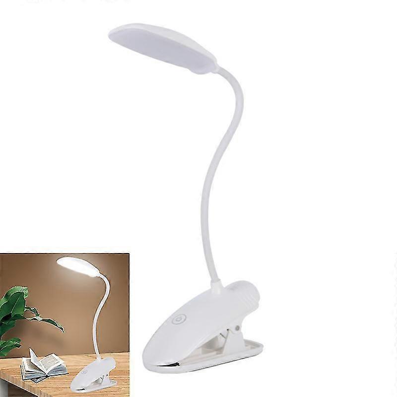 Book Reading Lamp, Book Lamp Clip Light Led Desk Lamp Touch Control Dimmable Bedside Table Lamp Clip On 3 Brightness Eye Care Touch Light For Reading