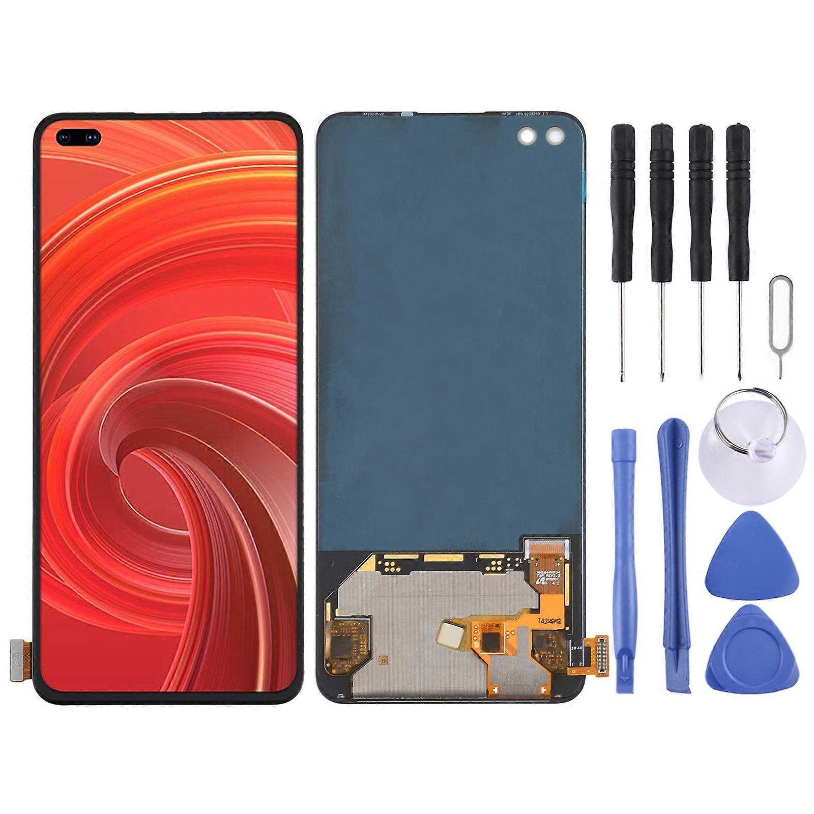 COMPATIBLE Super AMOLED LCD Screen for OPPO Realme X50 Pro 5G with Digitizer Full Assembly