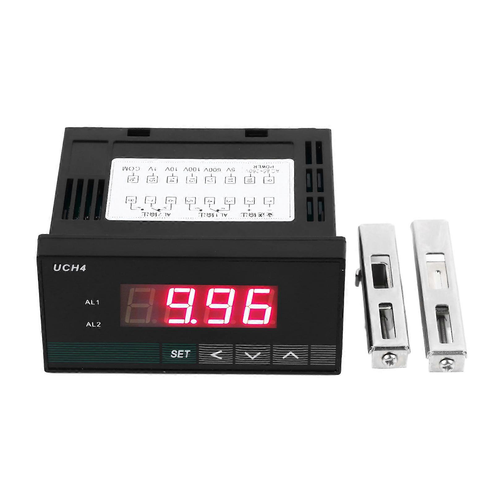 Risegun Digital Voltmeter AC DC Voltage Tester Meter 85‑260V Input 2 Way Relay Output for Machine