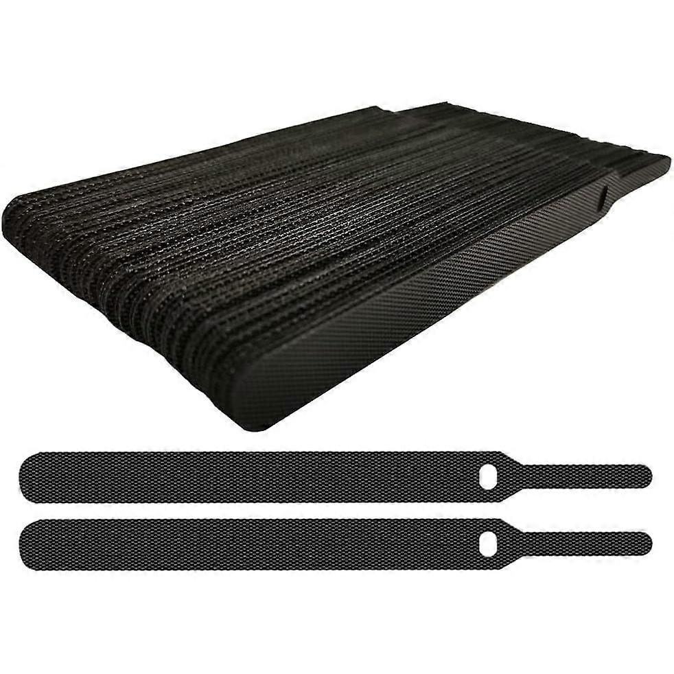 60-Piece Cable Ties, Nylon, Black